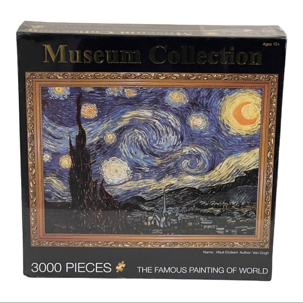 Van Gogh Museum Collection Nuit Etoilee 3000 piece puzzle RARE Sealed artcore